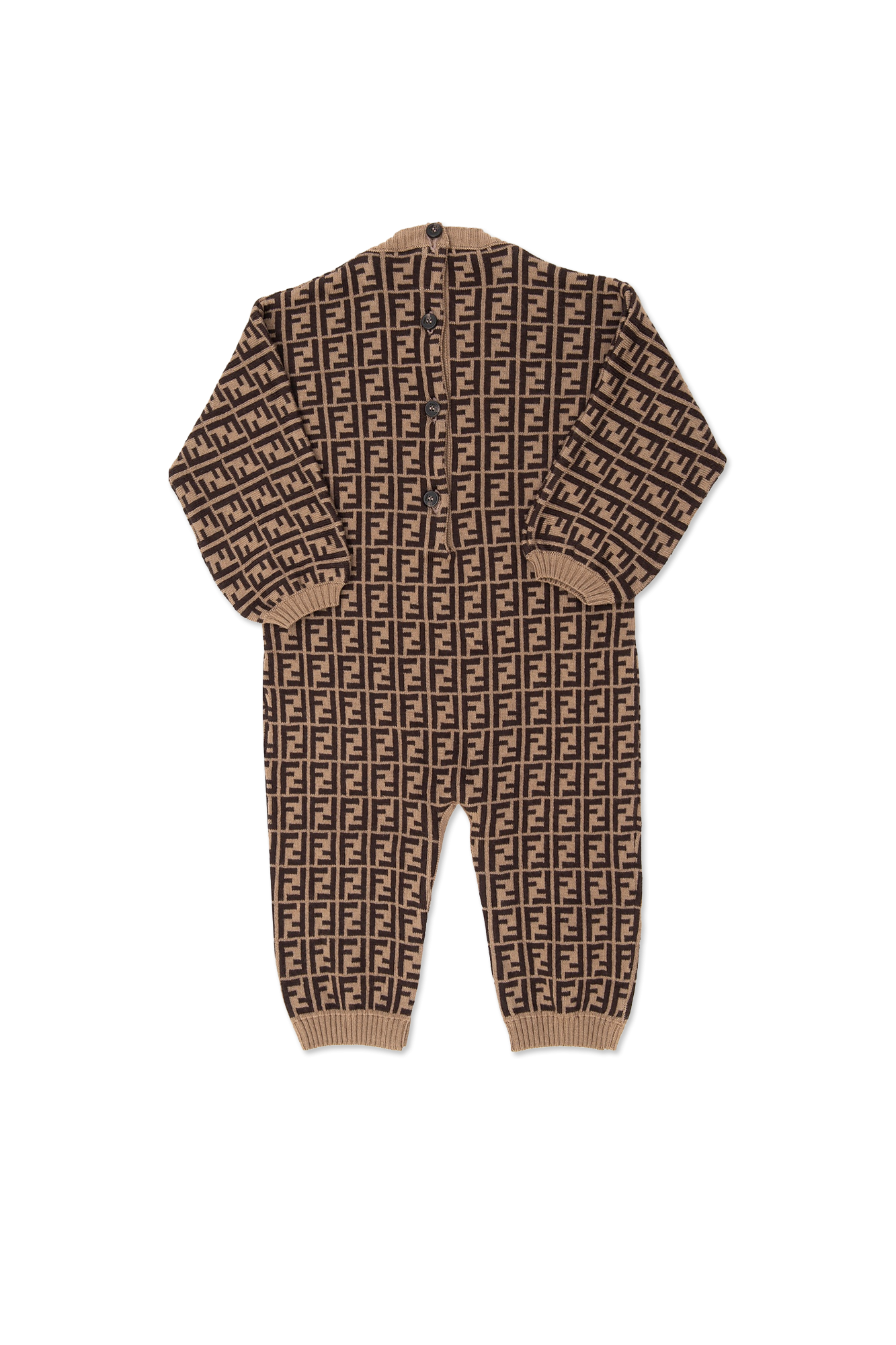 Fendi Kids Patterned romper suit | Kids's Baby (0-36 months